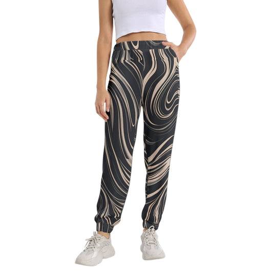 Elastic Waist Tapered Sweatpant