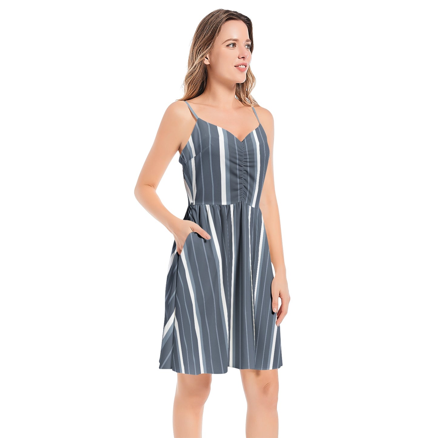 Spaghetti Strap Sleeveless Summer Beach Dress