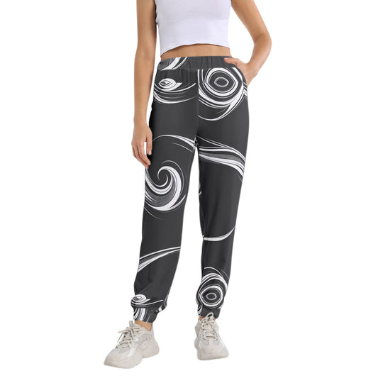 Elastic Waist Tapered Sweatpant