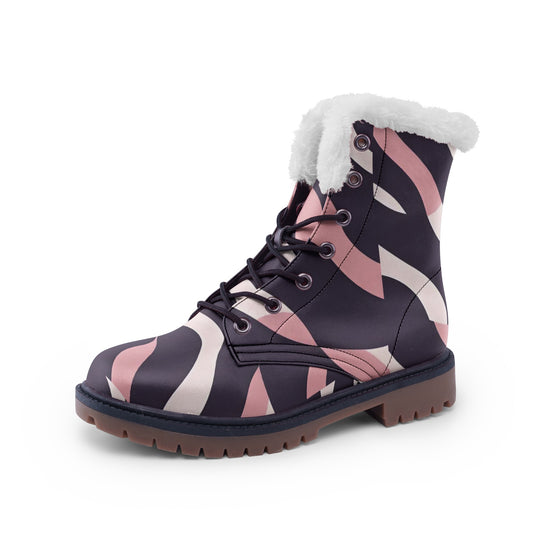 Unisex Lace Up Winter Boots Fashion Comfort Chukka Boots