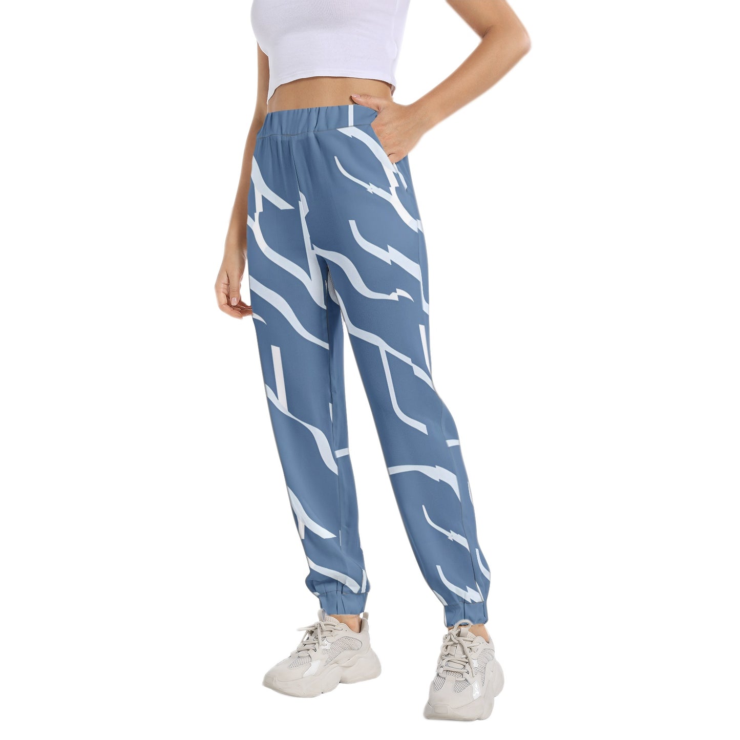 Elastic Waist Tapered Sweatpant