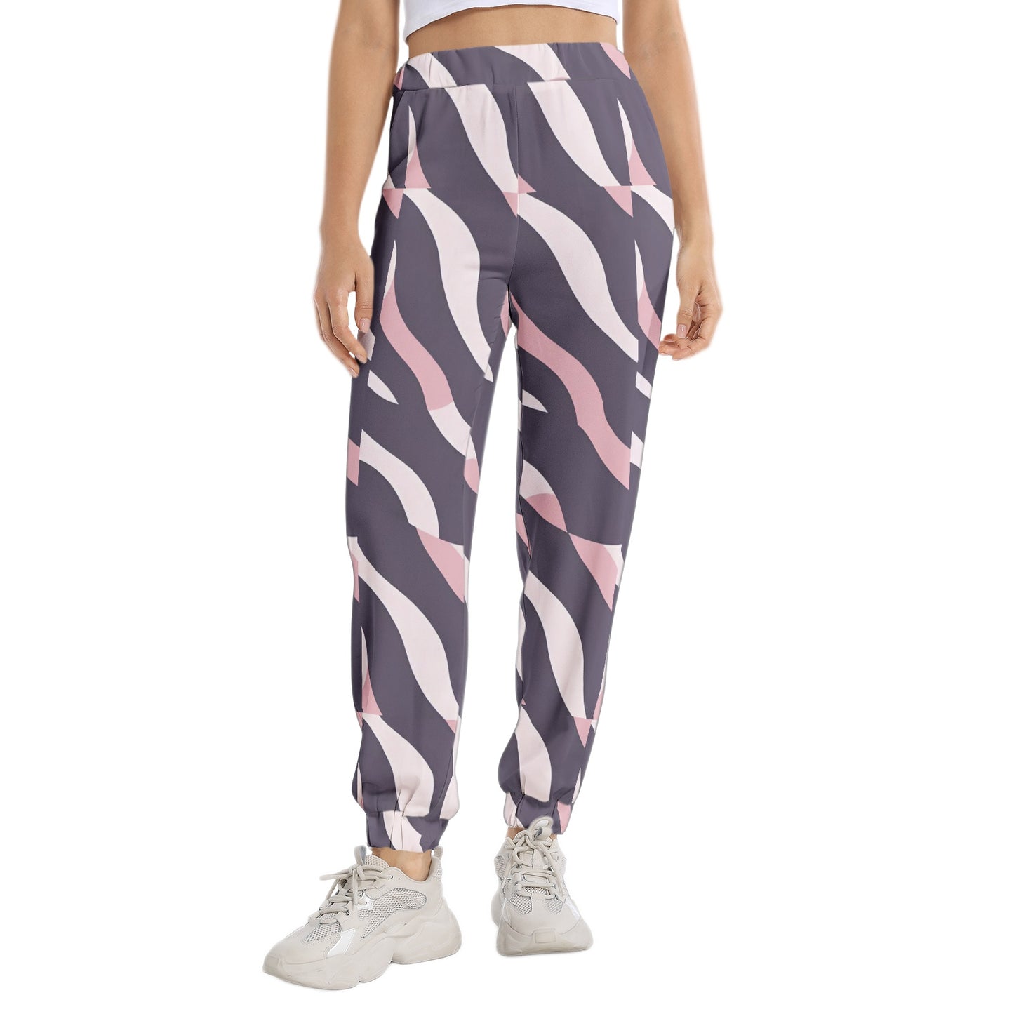 Elastic Waist Tapered Sweatpant