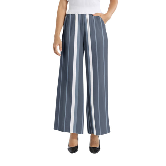 Elastic Waist Wide Leg Pant